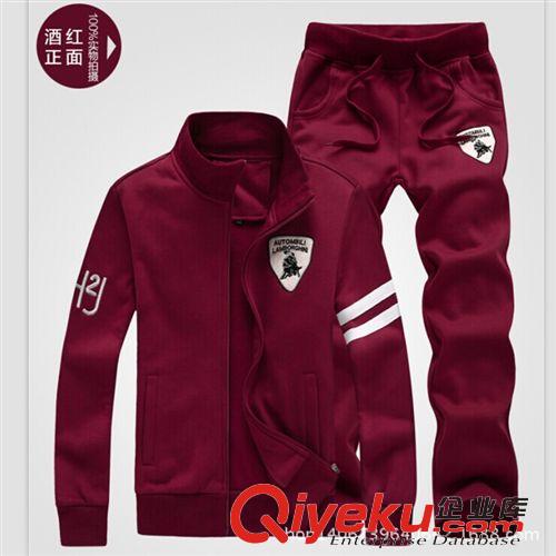 男式衛(wèi)衣 2014秋裝新款 男式立領(lǐng)衛(wèi)衣套裝 運(yùn)動(dòng)休閑大碼創(chuàng)意款運(yùn)動(dòng)套裝男