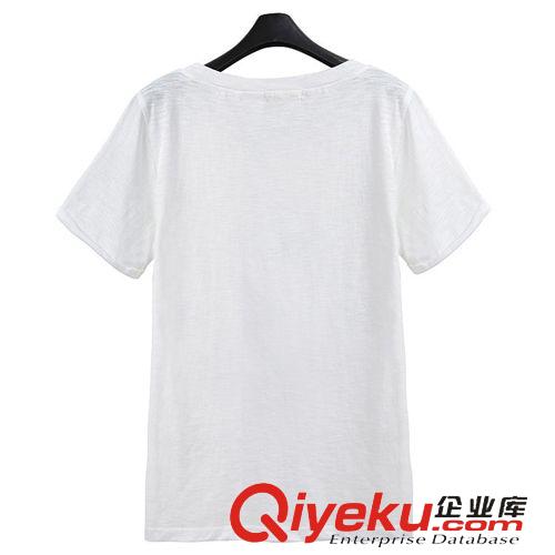 5.21新款 7280# 歐洲站夏女大碼新款 刺繡小馬休閑短袖T恤女+印花短褲套裝原始圖片3