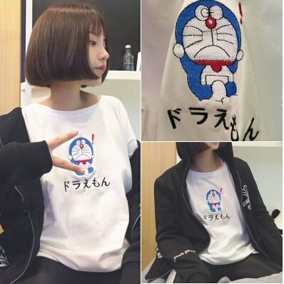 5月新款 7116# 韓國(guó)東大門(mén)套裝 人物純色T恤+開(kāi)叉休閑短褲休閑套裝女