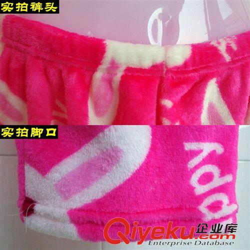 水貂絨/法蘭絨/珊瑚絨 睡衣家居服 秋冬季可愛卡通長袖女士水貂絨睡衣女式法蘭絨休閑睡衣套裝原始圖片2