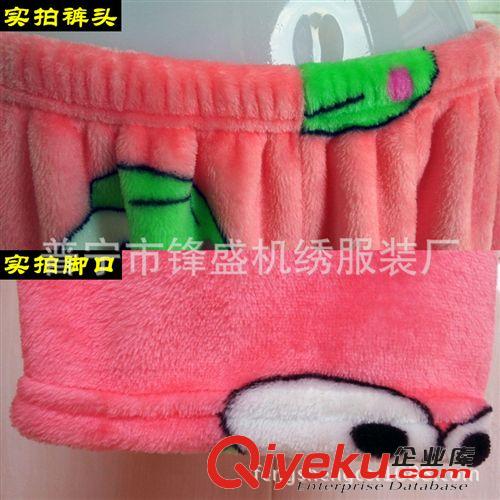 水貂絨/法蘭絨/珊瑚絨 睡衣家居服 廠家直銷(xiāo)水貂絨冬季新款法蘭絨長(zhǎng)袖女士睡衣 女士家居服保暖原始圖片3