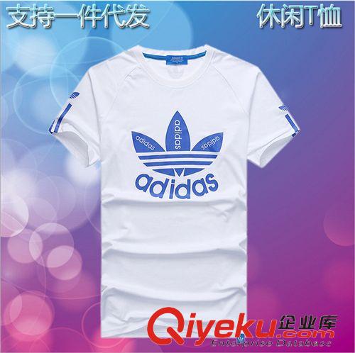 夏季爆款 2015春夏新款男式t恤純棉青春潮時(shí)尚運(yùn)動(dòng)休閑圓領(lǐng)短袖上衣半袖