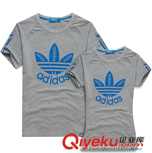 夏季爆款 2015夏季爆款短袖t恤男式圓領(lǐng)運(yùn)動T恤透氣純棉男女款運(yùn)動裝半袖衫原始圖片3