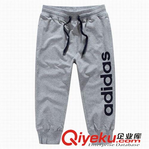 夏季爆款 品牌運動褲七分褲潮男中褲衛(wèi)褲純棉夏季彭于晏款休閑短褲批發(fā)團購原始圖片3