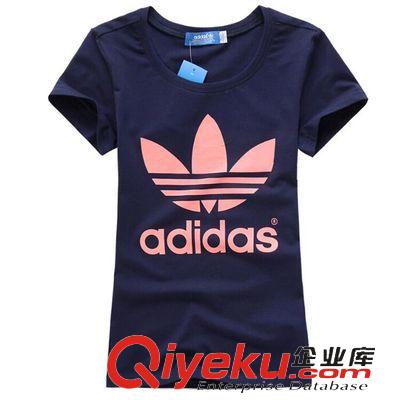 運(yùn)動T恤 品牌2015夏裝新款女式T恤女生圓領(lǐng)短袖純棉透氣修身運(yùn)動t恤衫批發(fā)