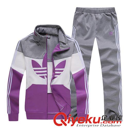春秋品牌運動套裝 2015年品牌新款運動衣女 新款時尚休閑女裝 女休閑套裝批發團購