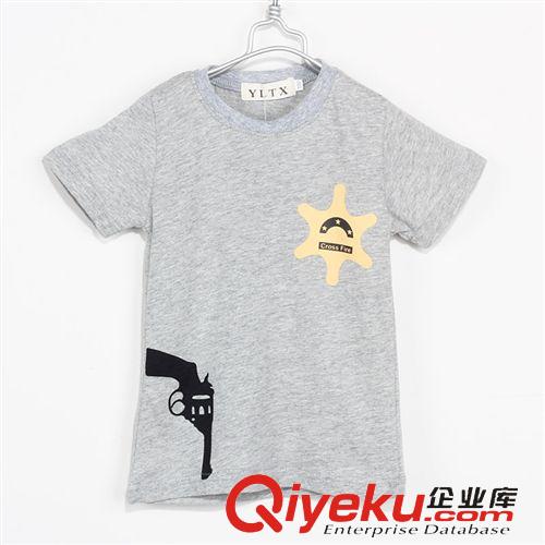 夏季新款第三批 2015夏季新款童裝兒童t恤男童中小童韓版全棉休閑百搭短袖T恤批發原始圖片3