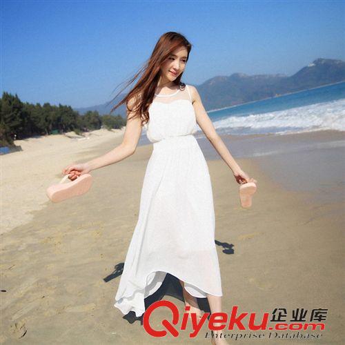 爆款推薦 歐洲站2015夏季新款 時尚休閑女款小怪獸眼鏡圖案連衣裙 打底裙