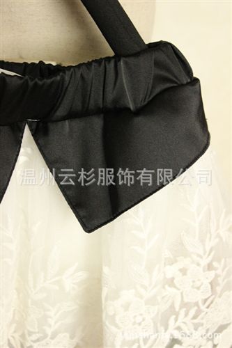 tj商品 2013秋款新款 韓版女童蕾絲白色半身裙 中童兒童百搭可愛短裙原始圖片3