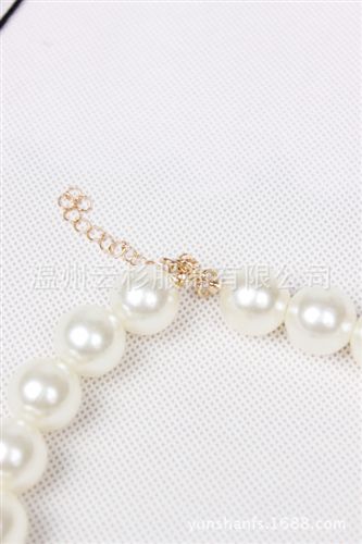 ☆新品☆ 小可兒新款珍珠項鏈 兒童女童百搭糖果色亮珠項鏈 爆款原始圖片3