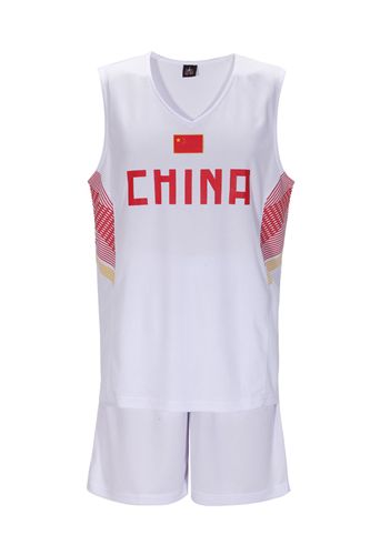 中健籃球服 爆款籃球衣現貨供應 中國隊籃球服 透氣性好籃球衣 快干面料原始圖片2