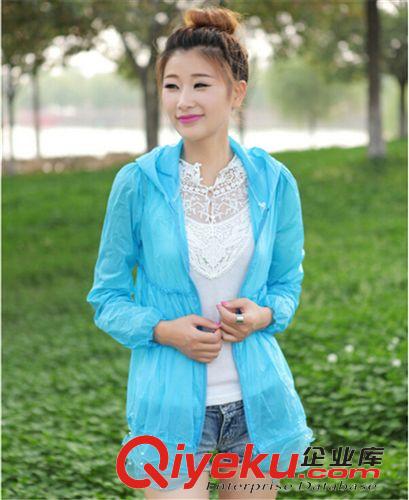 防曬衣 爆款女裝 夏季防紫外線珍珠薄款防曬衣 長(zhǎng)袖連帽防曬衫919#原始圖片3
