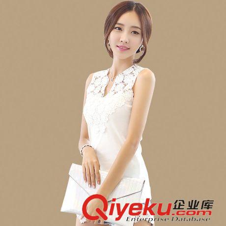 四月二期 2015夏季新品打底衫 韓版寬松大碼雙層雪紡性感小吊帶背心女