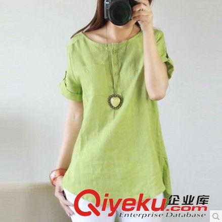 爆款推薦 1003夏季新款韓版女裝大碼寬松圓領短袖連衣裙廠家直銷一件代發