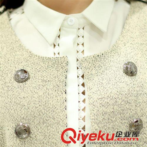 針織毛衣 新款秋裝外套女裝開衫針織衫韓版毛衣女大碼條紋女款針織衫原始圖片3