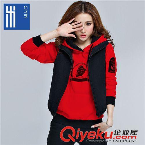 運(yùn)動(dòng)套裝 實(shí)拍新品健身套裝運(yùn)動(dòng)低腰連帽版修身款顯瘦時(shí)尚衛(wèi)衣套裝