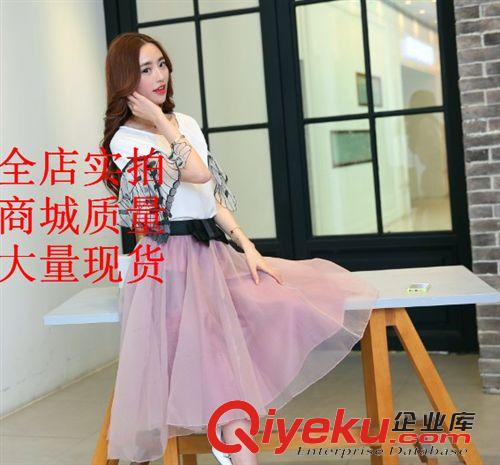 2015四月新款 2015夏裝復(fù)古連衣裙夏季女裝新 兩件套淑女短袖棉麻小衫長(zhǎng)裙