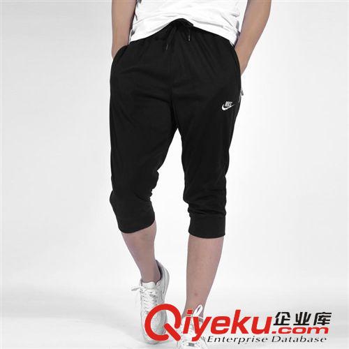 第二波 春夏季七分褲男款收腳系帶 運(yùn)動褲男式休閑褲修身七分褲哈倫褲原始圖片3