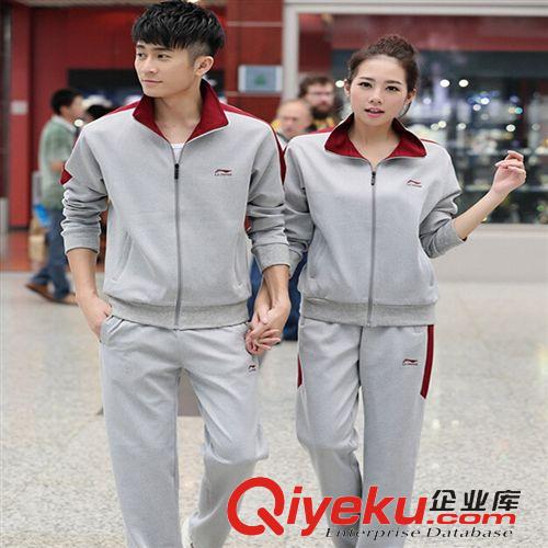 {dy}波 新款春季品牌情侶服飾 休閑運動套裝 純棉簡約大碼寬松戶外運動