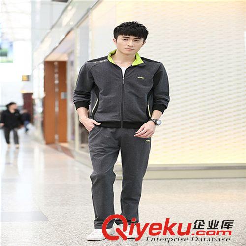 {dy}波 春秋新款男士時尚戶外運動套裝休閑運動套裝大碼男裝原始圖片2