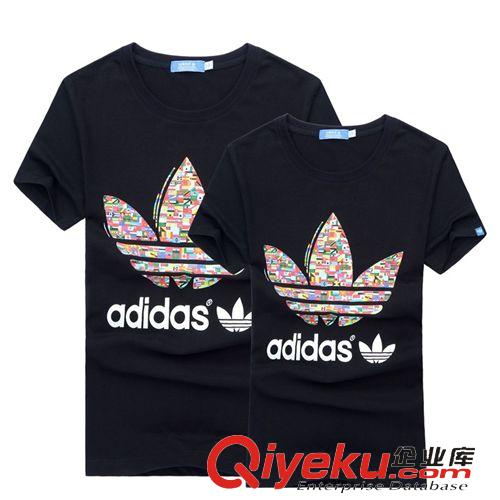 所有產品 情侶裝短袖t恤2015新款夏印花運動休閑半袖T學生班服定制原始圖片3