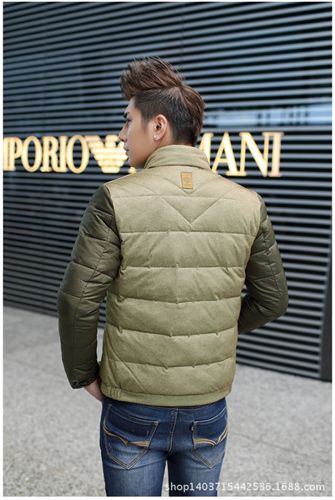 羽絨服系列 無帽立領薄款羽絨服男士羽絨服修身短款戶外韓版秋冬潮男外套 182