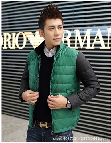 羽絨服系列 羽絨服修身保暖時尚棉衣潮外套立領(lǐng)冬裝夾克韓版2014男裝 045