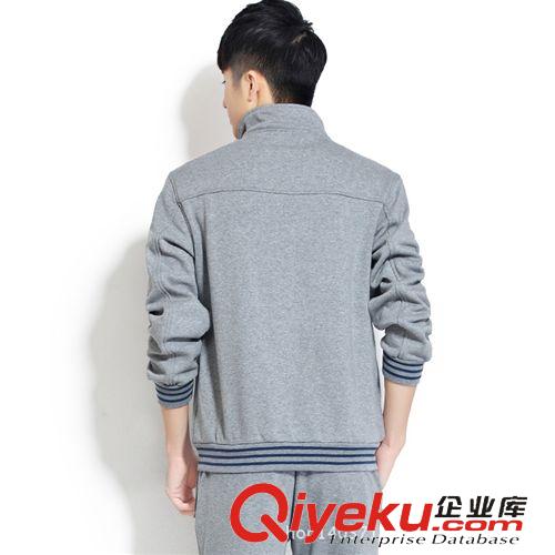  加厚運動套裝 2014新款保暖休閑套裝 男士加厚運動套裝 運動服廠家直銷1537原始圖片3