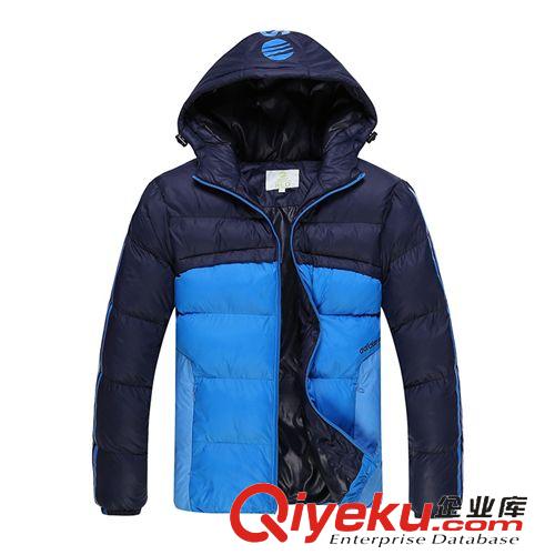 棉衣 廠家直銷2014男士棉衣連帽男裝休閑加厚羽絨棉服運動棉衣 13507原始圖片2
