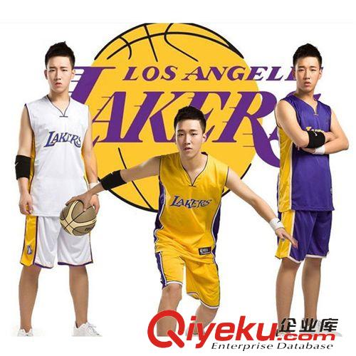 運動套裝 2014新款寬松舒適透氣背心籃球服V型領無袖籃球套裝
