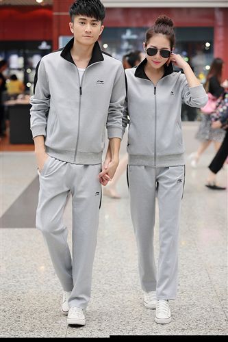 運(yùn)動(dòng)套裝 2015新款 運(yùn)動(dòng)服運(yùn)動(dòng)套裝 情侶針織套裝 大碼運(yùn)動(dòng)套裝男女運(yùn)動(dòng)服原始圖片2