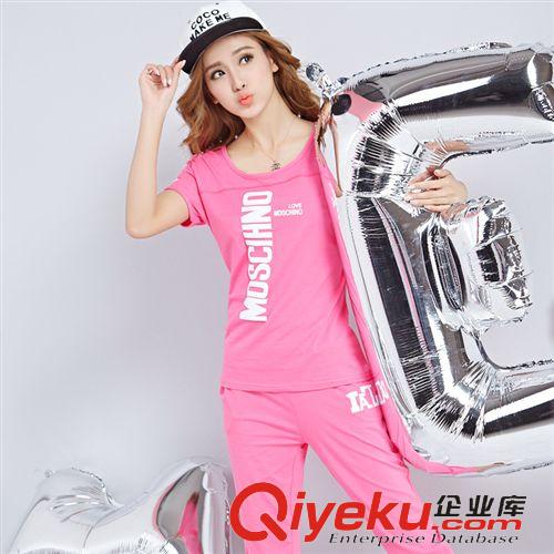 運(yùn)動(dòng)休閑套裝 2015夏裝棒球服女學(xué)生裝韓版潮女時(shí)尚女套裝休閑運(yùn)動(dòng)套裝原始圖片2