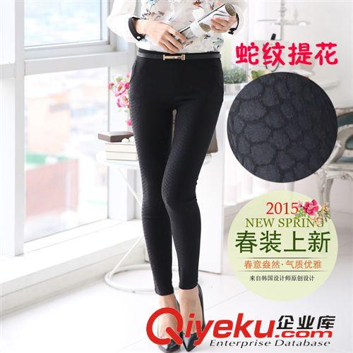 時(shí)尚休閑褲 實(shí)拍韓版休閑修身顯瘦打底褲彈力小腳褲糖果色鉛筆褲