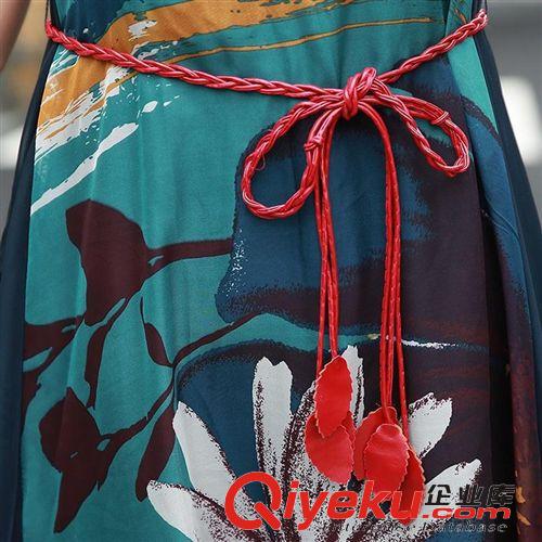 2015年夏季新品 2015新款女gd歐美dp長裙沙灘裙真絲連衣裙