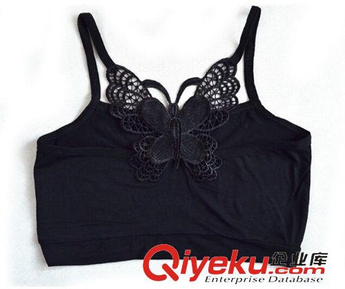 店主推薦 819#夏季百搭甜美蝴蝶結(jié)裹胸吊帶抹胸小背心 莫代爾吊帶女打底衫原始圖片2