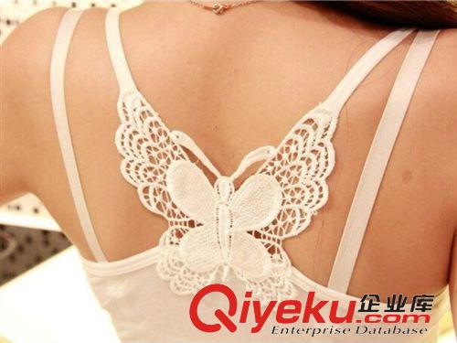 上裝系列 819#夏季百搭甜美蝴蝶結(jié)裹胸吊帶抹胸小背心 莫代爾吊帶女打底衫原始圖片3