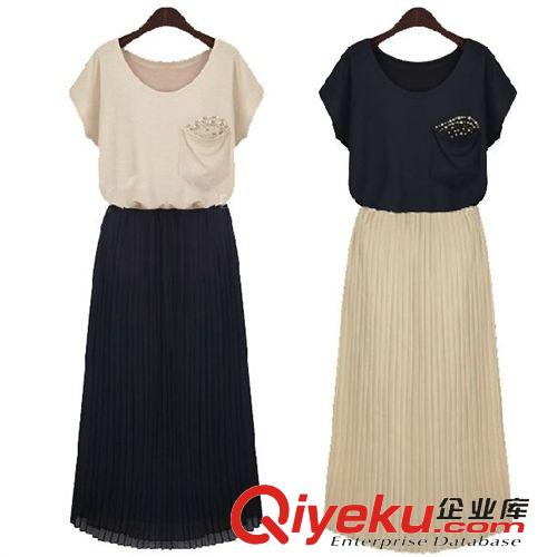 本店爆款 2015夏裝連衣裙韓版氣質(zhì)學(xué)生大碼女裝波西米亞加大沙灘長(zhǎng)裙原始圖片2