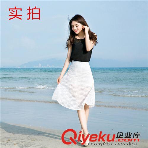 本店爆款 實(shí)拍2015新款春裝高圓圓明星同款gd氣質(zhì)半身長(zhǎng)裙連衣裙子原始圖片3