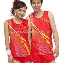 跑步系列 aoque/歐陸森林夏季新款男女運動短袖T恤速干排汗陽離子戶外服裝