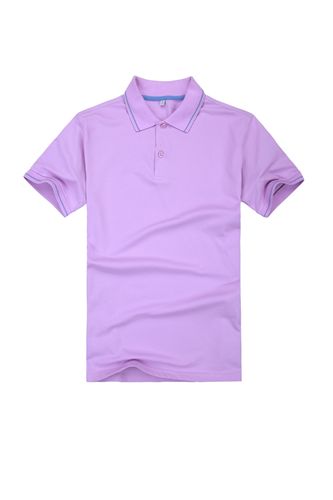 短袖T恤 T恤新款淡紫色，班服定做，品牌T恤批發，2014竹炭纖維