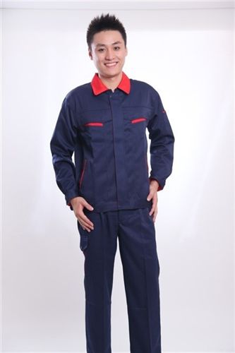 工作服 工程服套裝桔紅色、工廠廠服、廠服套裝定做、廠家直銷價原始圖片2