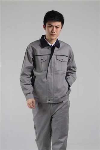 工作服 工程服套裝、灰色工廠廠服、廠服套裝定做、廠家直銷價原始圖片3