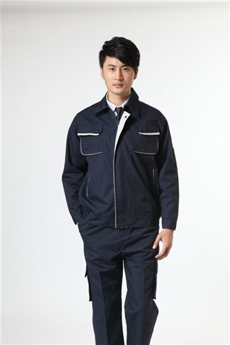 工作服 工程服套裝、灰色工廠廠服、廠服套裝定做、立體口袋全工藝原始圖片2