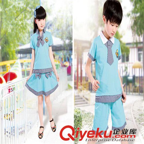 園服校服 夏季園服新款、園服校服套裝、兒童校服園服、廠色拼新款