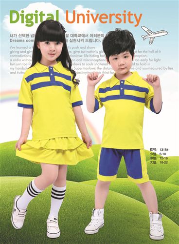園服校服 夏季園服、小學生夏季校服、兒童校服園服、演出服廠家批發