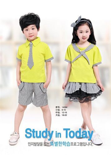 園服校服 蘋果綠園服套裝、2014兒童園服、棉質(zhì)襯衫面料、質(zhì)量保證
