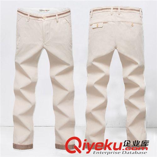 男裝----------------- 網(wǎng)絡(luò)代理 棉麻休閑褲男褲亞麻修身型九分褲小腳 服裝代理加盟原始圖片2
