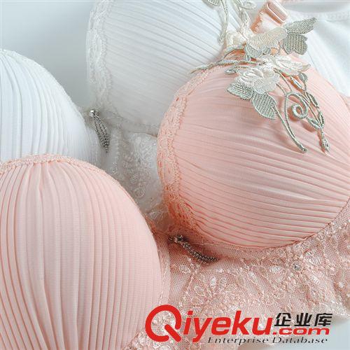 時尚內衣、文胸系列之二 富茵娜2015日系聚攏調整型精美深v超性感迷人內衣文胸套裝原始圖片2