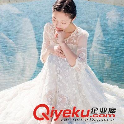3月27春款第八波 一件代發2015韓版春夏圓領無袖氣質雪紡長裙gd拖地裙微信代理