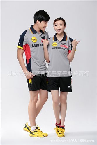 羽毛球服區 大廠直供蝴蝶德國三代乒乓球服吸濕排汗快干透氣情侶運動套裝